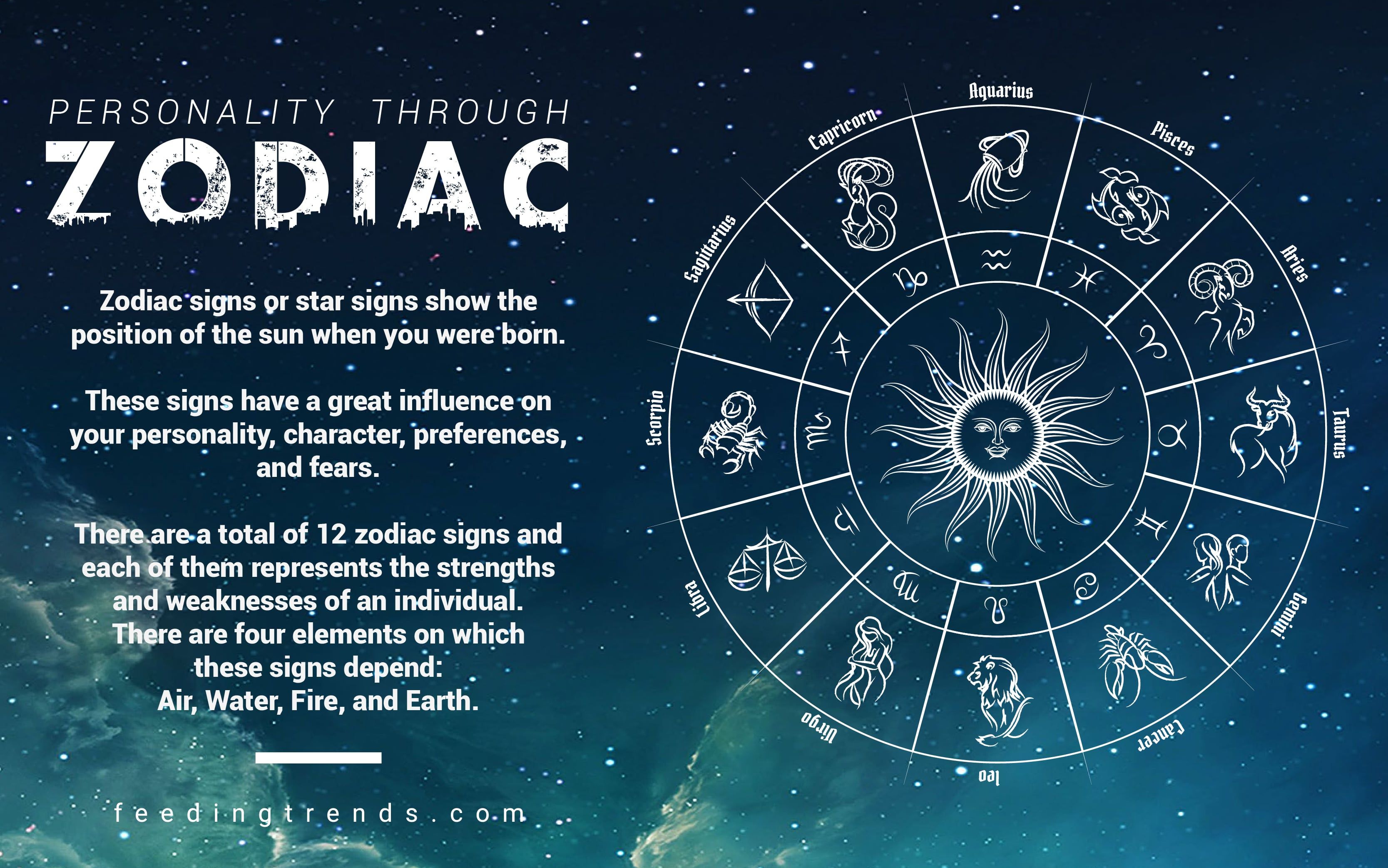 12 Zodiac Signs