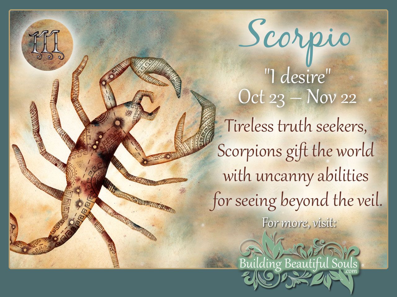 8 Scorpio Characteristics