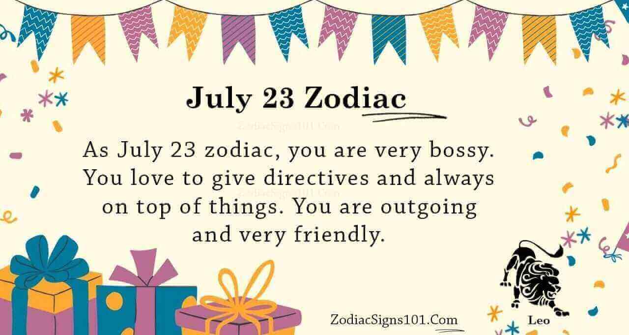 Astrological Significance Of July 23 Sign