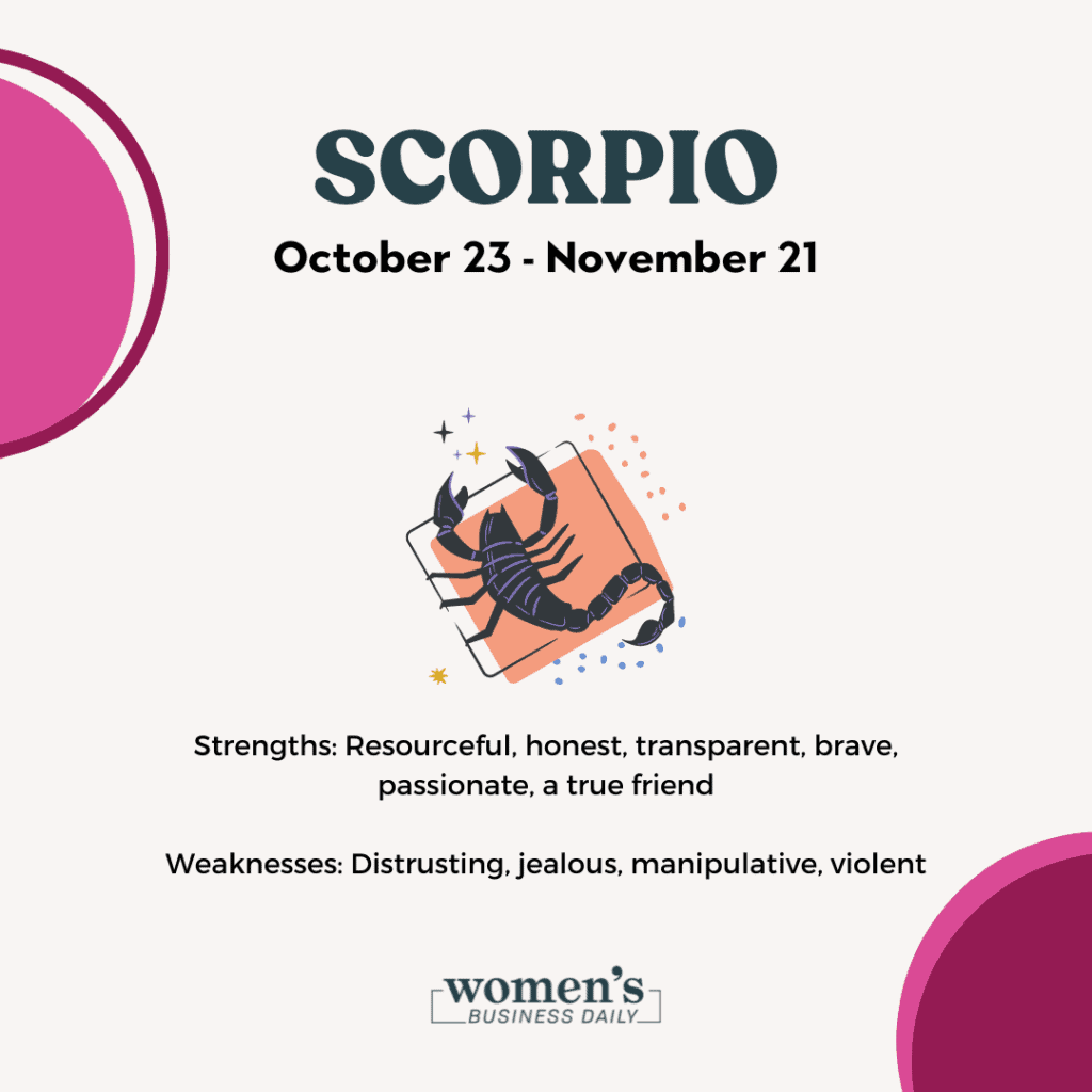 Scorpio In Business